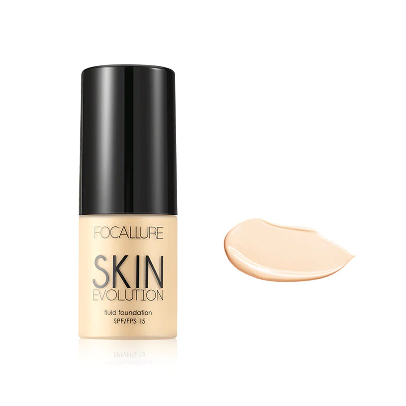 FOCALLURE Skin Evolution SPF 15+ Foundation #01 ALABASTER
