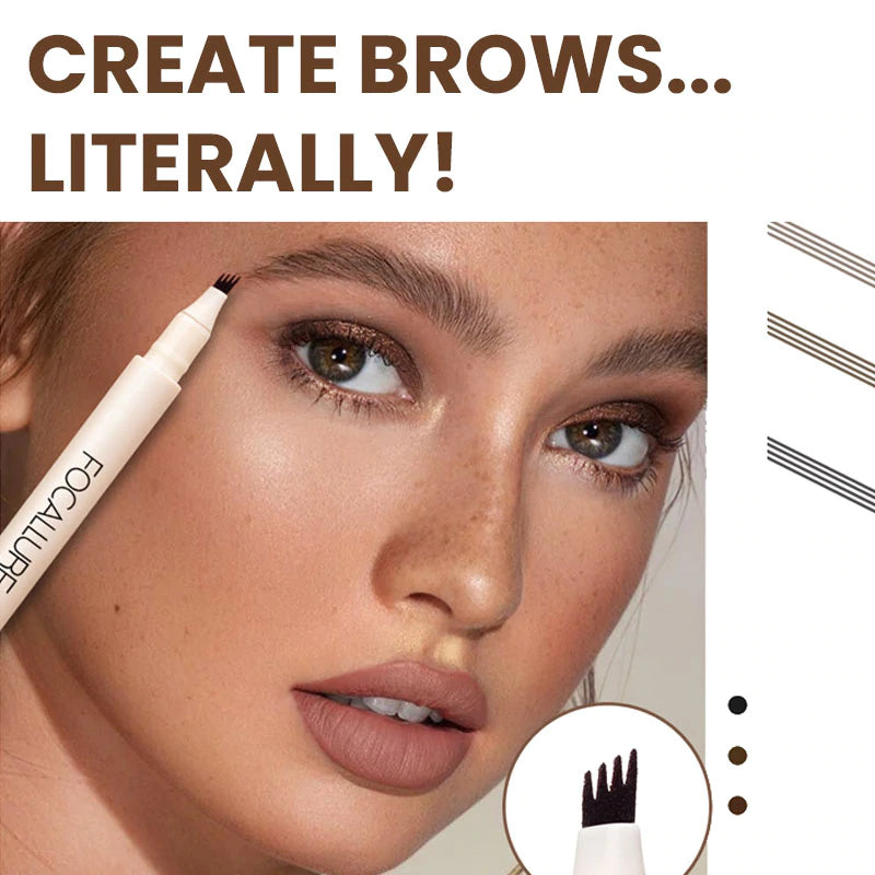 FOCALLURE Fluffmax Forked Brown Pen #2 LIGHT BROWN