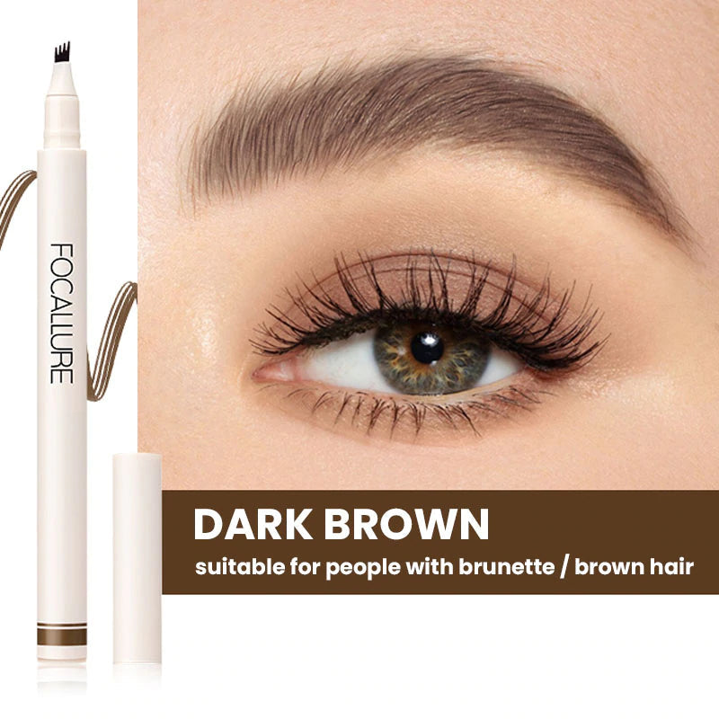 FOCALLURE Fluffmax Forked Brown Pen #3 Dark Brown