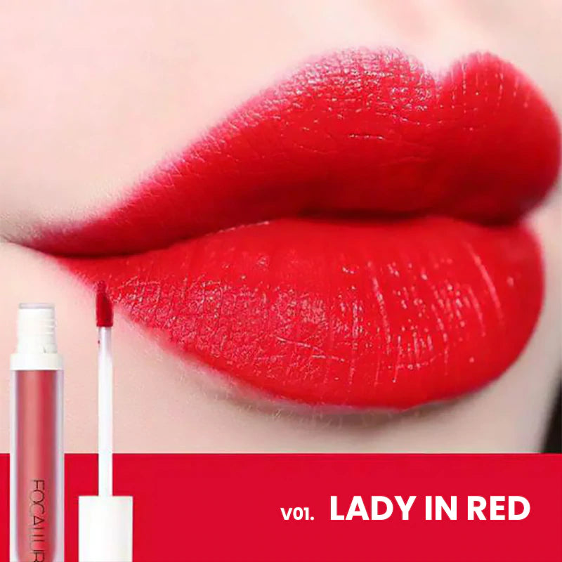 FOCALLURE Top Secret Liquid Lip #1 LADY IN RED