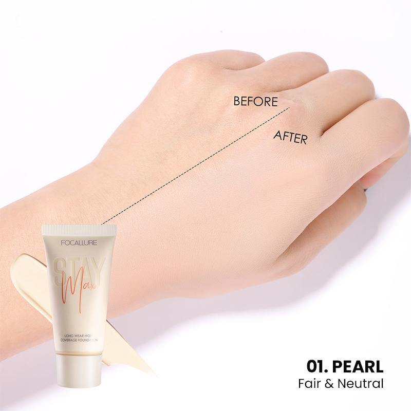 FOCALLURE Staymax Lasting Matte Foundation #01 PEARL