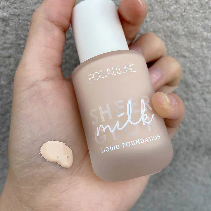 FOCALLURE Sheer Glow Milk Liquid Foundation