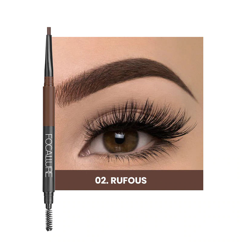 FOCALLURE Triple Action Auto Brow Pen #03 Gray