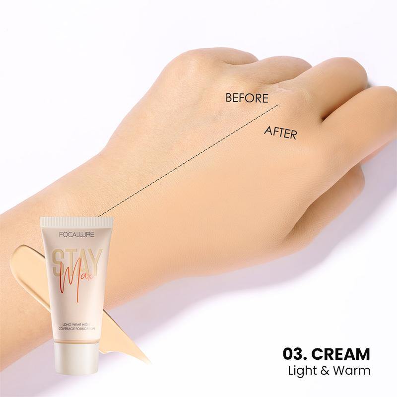 FOCALLURE Staymax Lasting Matte Foundation #03 CREAM