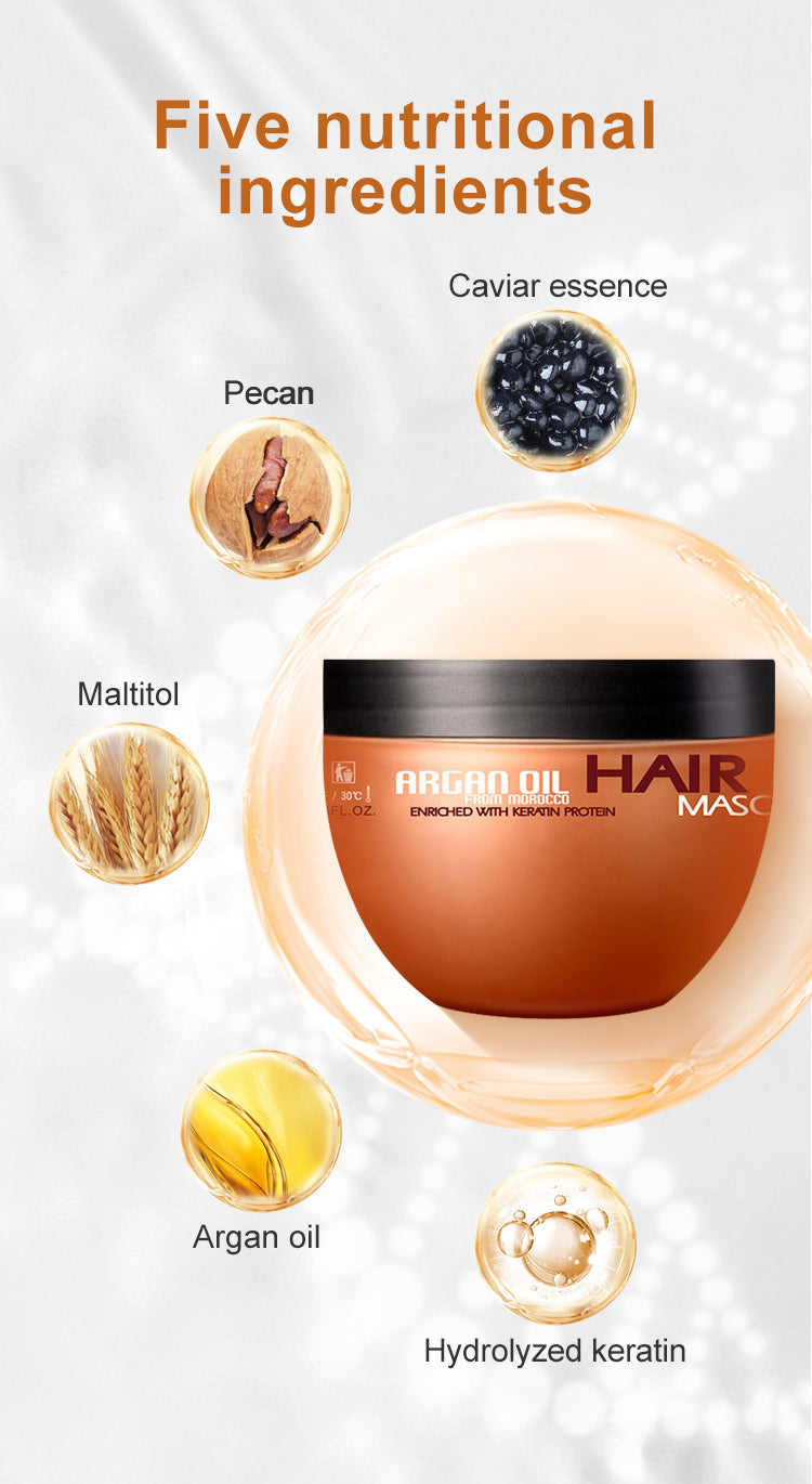 NUSPA Argan Hair Mask With Keratin Protein 250ml