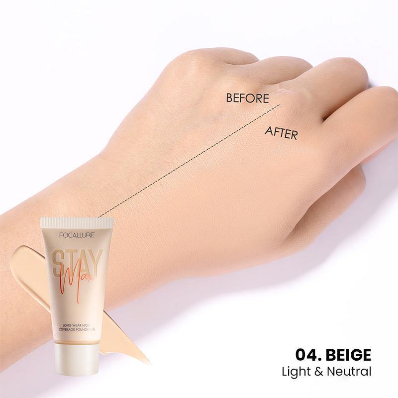 FOCALLURE Staymax Lasting Matte Foundation #04 BEIGE