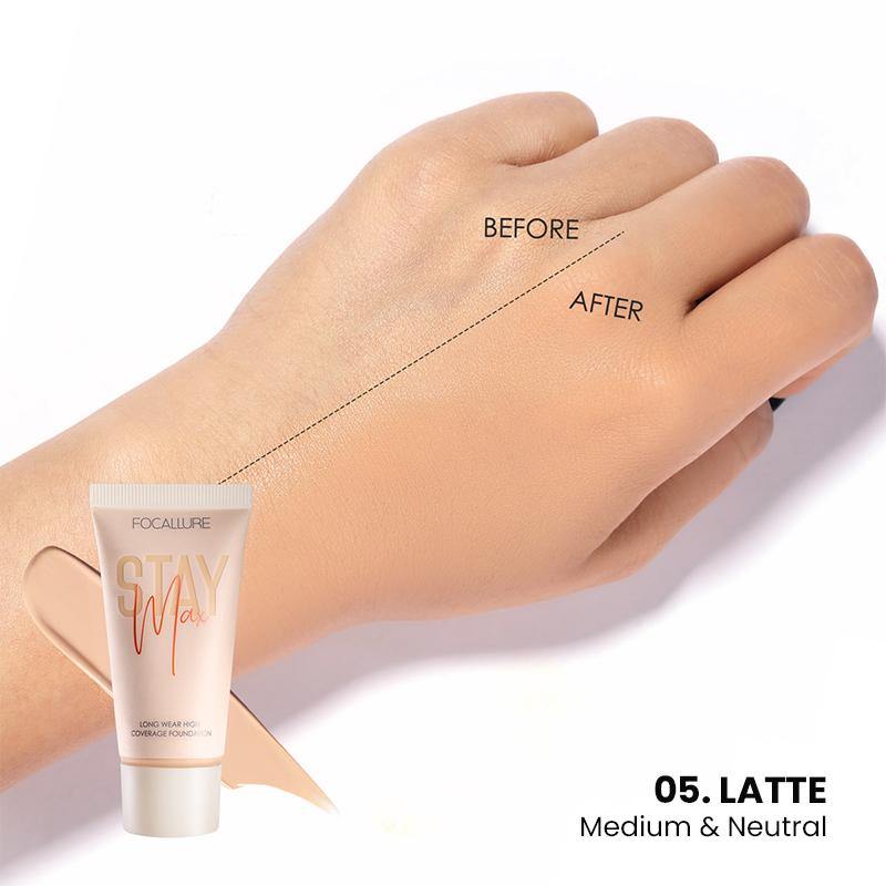 FOCALLURE Staymax Lasting Matte Foundation #05 LATTE
