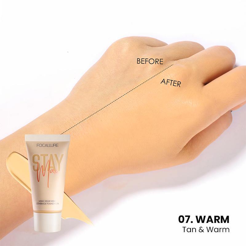 FOCALLURE Staymax Lasting Matte Foundation #07 WARM