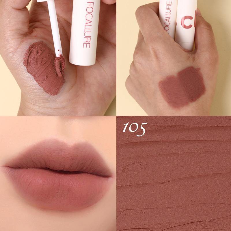 FOCALLURE Velvet Matte Lip Clay #105