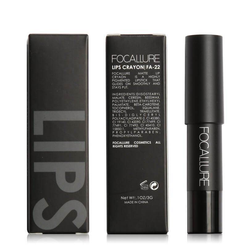 FOCLLURE Matte Lip Crayon #27 CHAMPAGNE