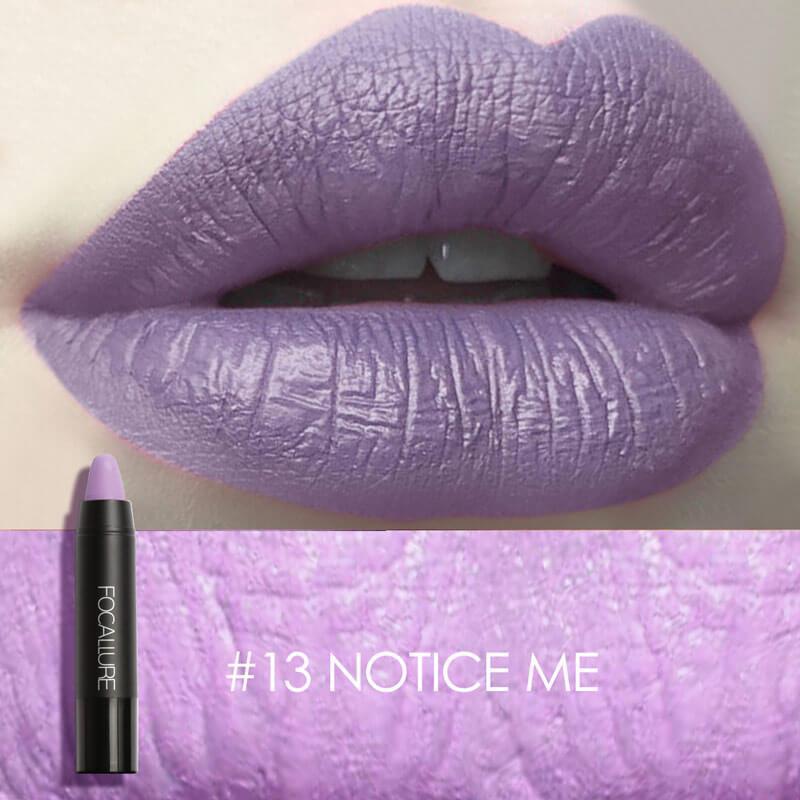 FOCLLURE Matte Lip Crayon #13 NOTICE ME
