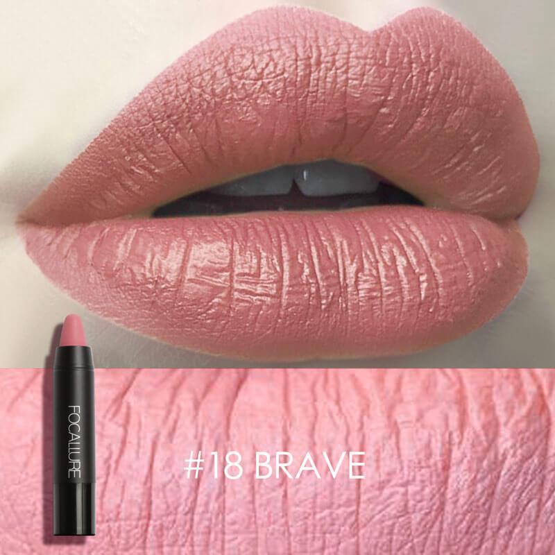 FOCLLURE Matte Lip Crayon #18 BRAVE