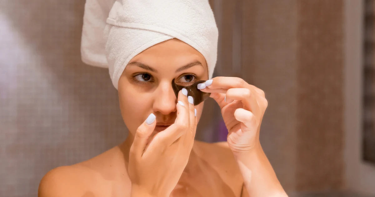 LIYALAN Caffeine Collagen Eye Mask (Dark Circles and Brightening)