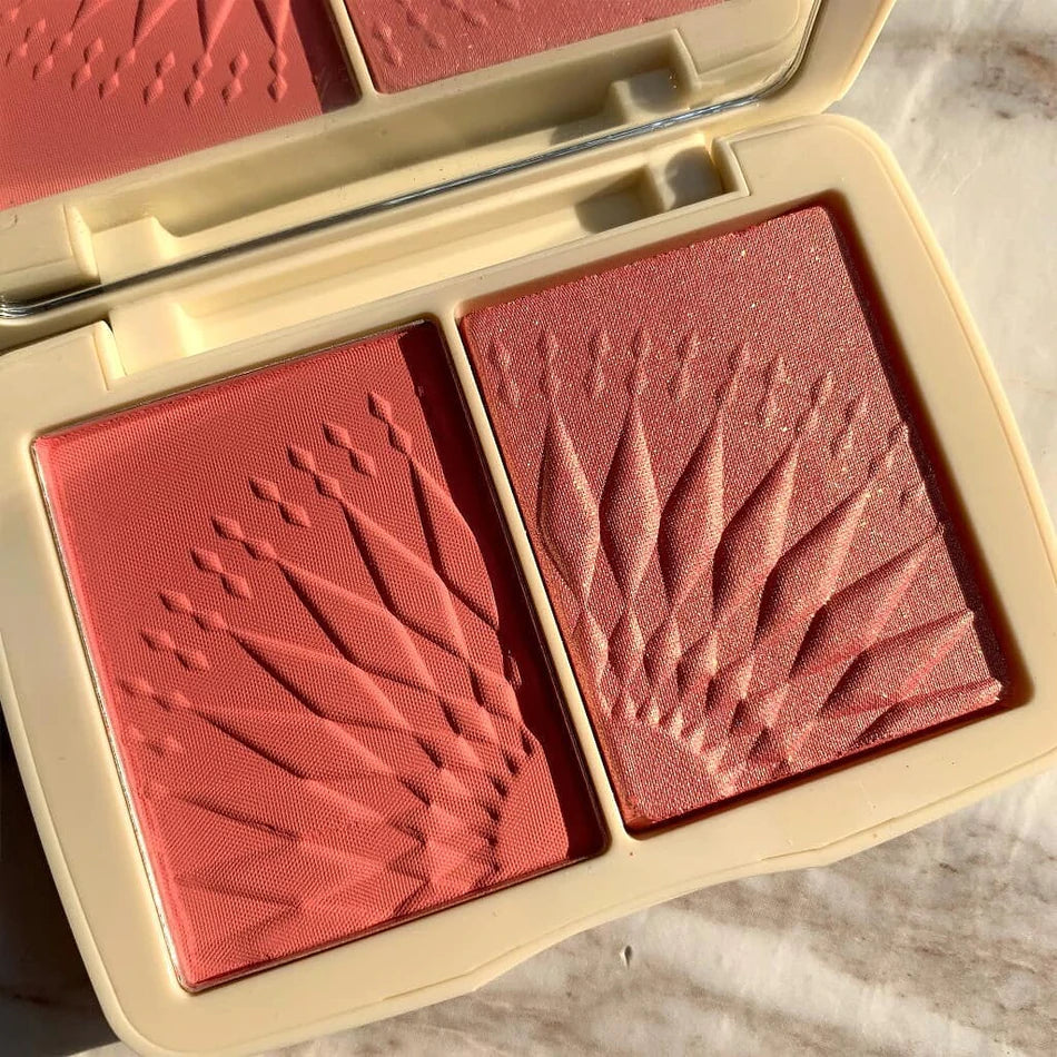 FOCALLURE Sunkissed® Monochromatic Blush Duo #02 BARBIE SHY