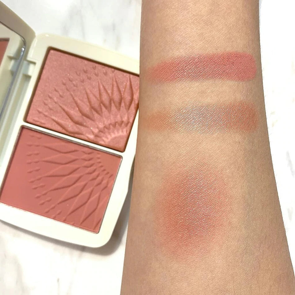 FOCALLURE Sunkissed® Monochromatic Blush Duo #03 ROSE FLAMINGO