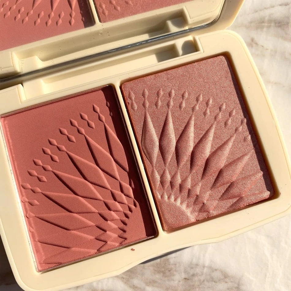 FOCALLURE Sunkissed® Monochromatic Blush Duo #08 MARSHMALLOW KISS