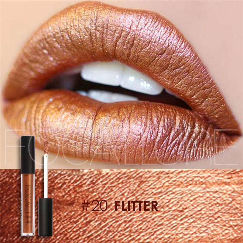 FOCALLURE Ultra-Chic Metallic Liquid Lipstick #20 FLITTER