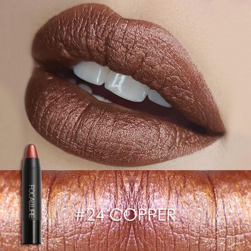 FOCLLURE Matte Lip Crayon #24 COPPER