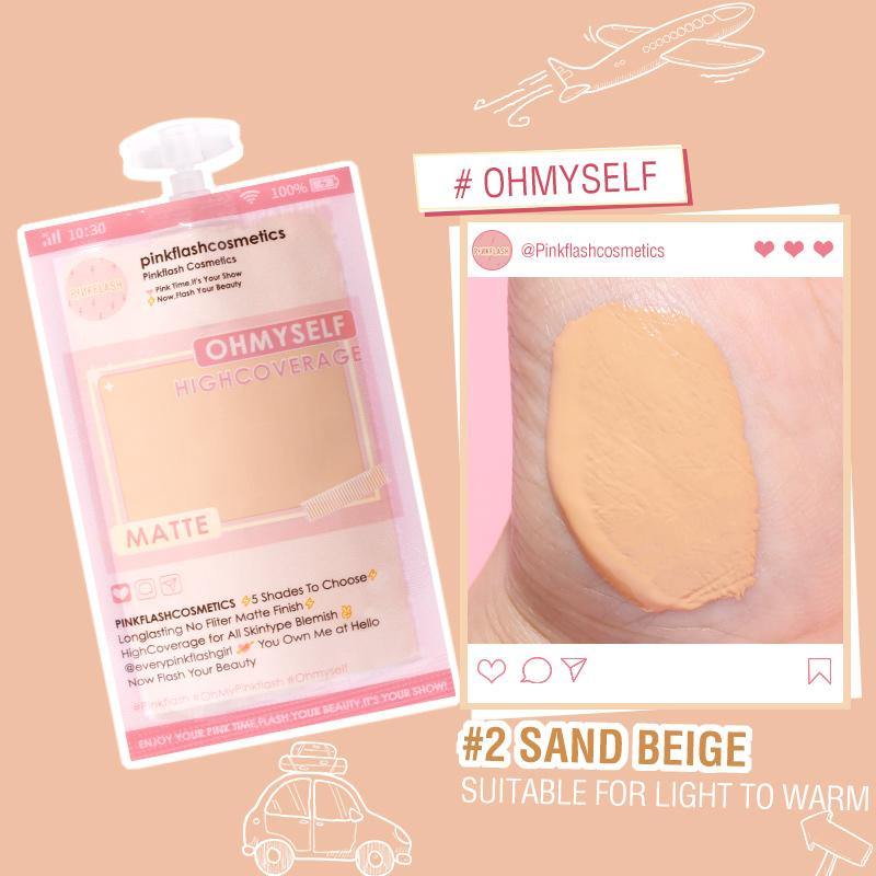 PINKFLASH Oh Myself Matte Foundation Sachet