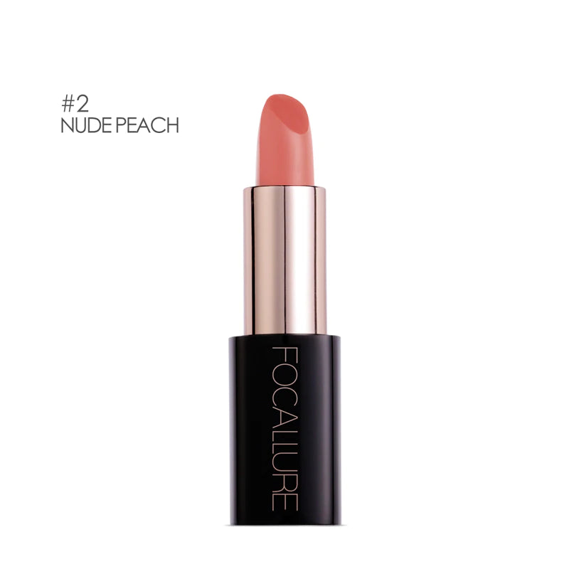 FOCALLURE Lacquer Lipstick #02 NUDE PEACH