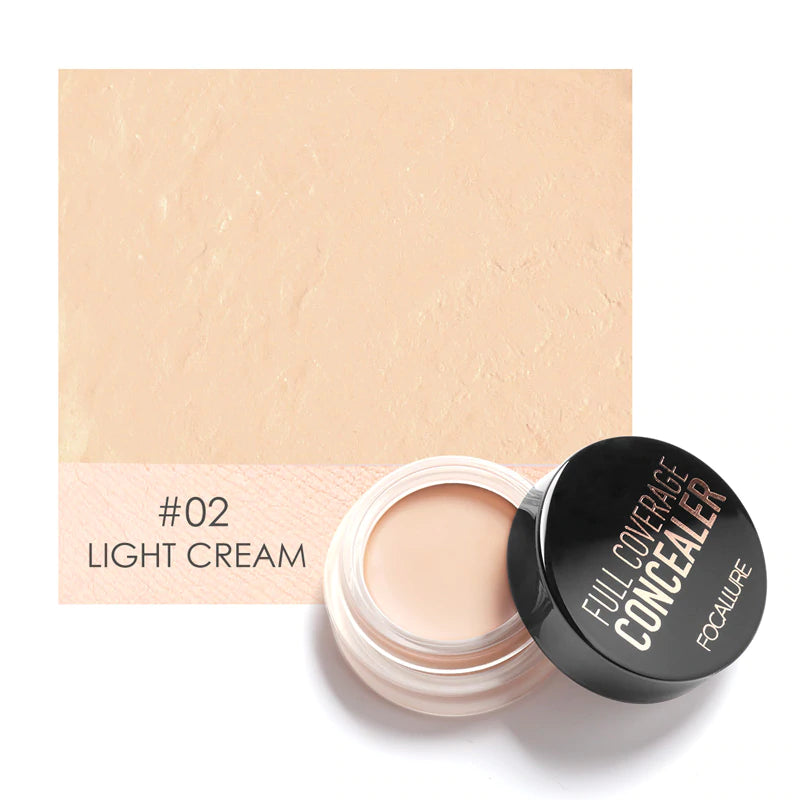 FOCALLURE Full Coverage Crème Concealer #02 LIGHT CREAM