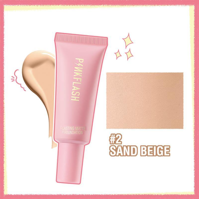 PINKFLASH Oh Myself Lasting Matte Foundation #02 SAND BEIGE