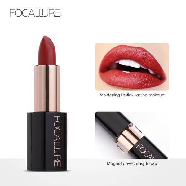 FOCALLURE MOUSSE Winter Matte Red Lipstick