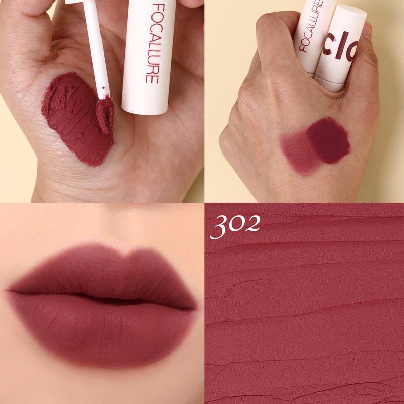 FOCALLURE Velvet Matte Lip Clay #302
