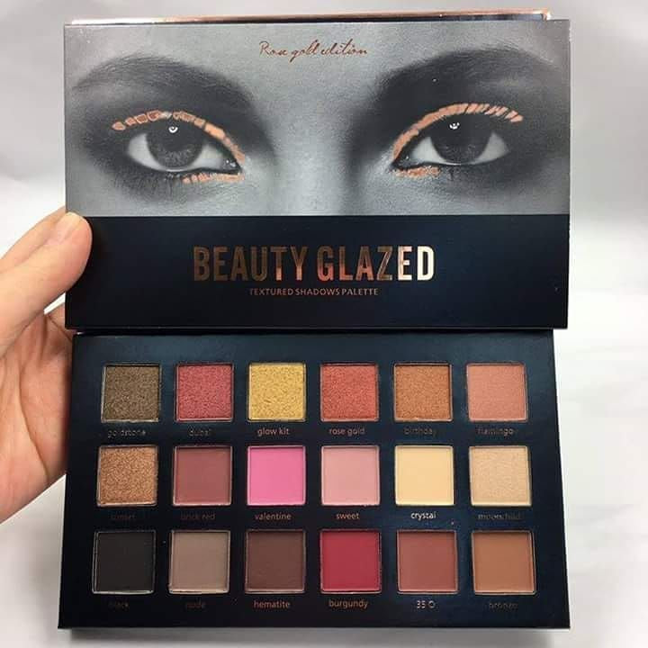 Beauty Glazed “Textured” Palette Rose gold Edition