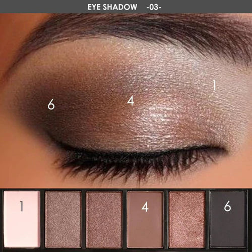 FOCALLURE Smokey Eyeshadow Palette #03