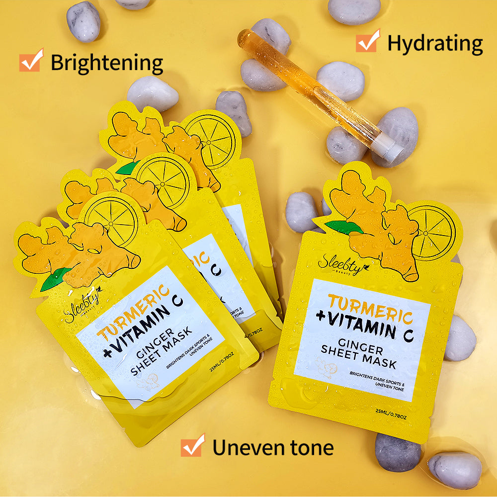 SLEEBTY Turmeric + Vitamin C Sheet Mask