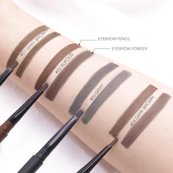 FOCALLURE Triple Action Auto Brow Pen #02 Rufous
