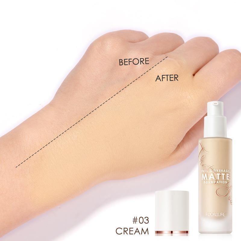 FOCALLURE Full Coverage Matte Foundation #03 CREAM