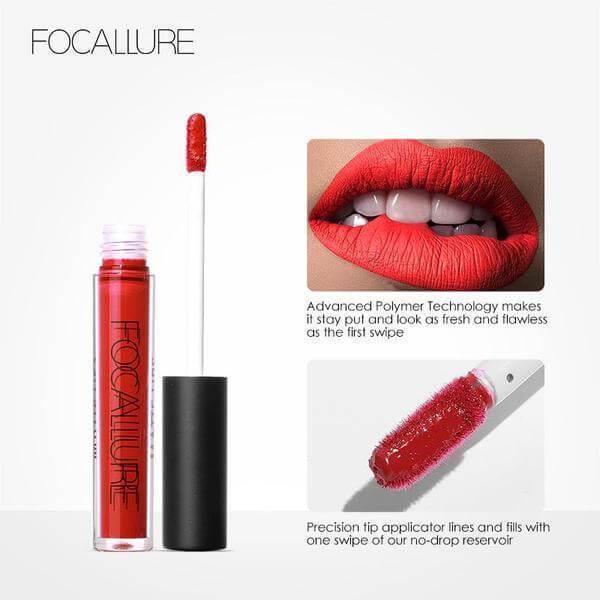 FOCALLURE Ultra Chic Lips Matte Lipstick #41 DEEP APRICOT