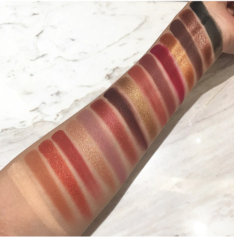 Beauty Glazed Rock Metal Palette