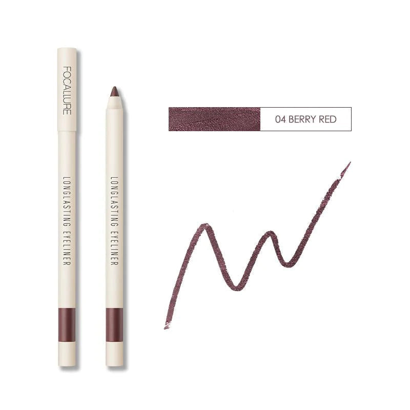 FOCALLURE Lasting Gel Eyeliner Pencil #04 Berry Red