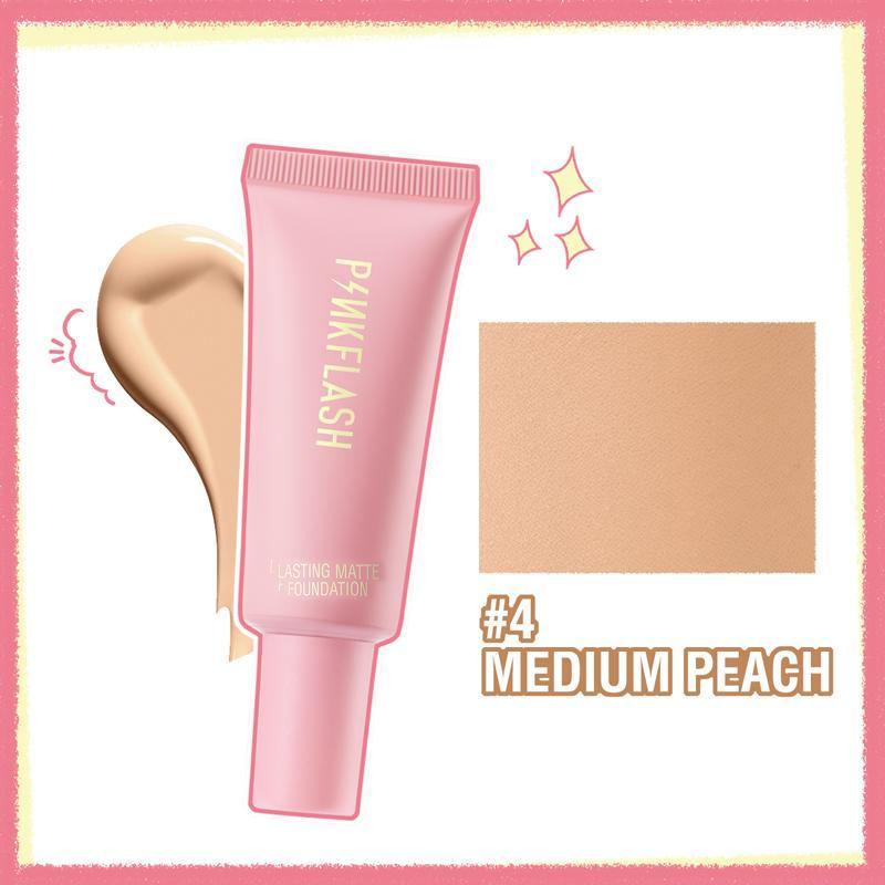 PINKFLASH Oh Myself Lasting Matte Foundation #04 MEDIUM PEACH