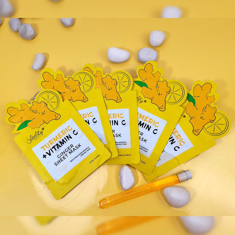 SLEEBTY Turmeric + Vitamin C Sheet Mask