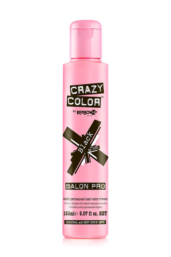 CRAZY COLOR Semi Permanent Raven Black
