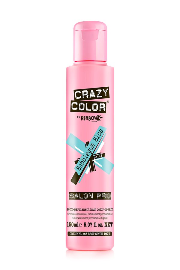 CRAZY COLOR Semi Permanent Bubblegum Blue #063