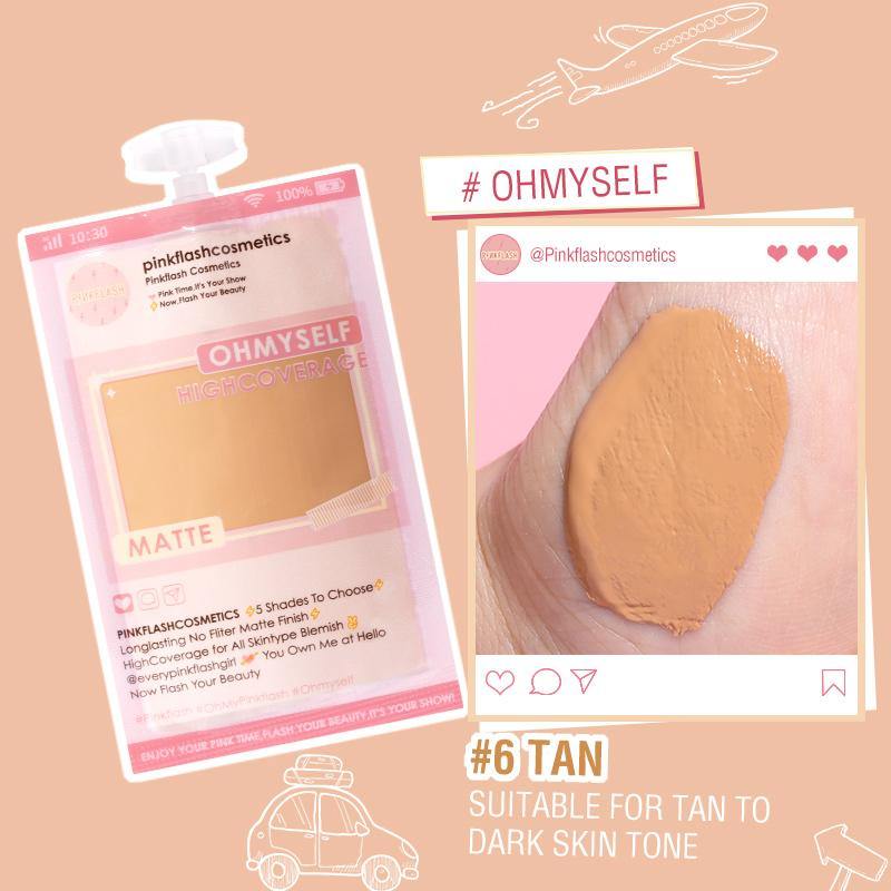 PINKFLASH Oh Myself Matte Foundation Sachet