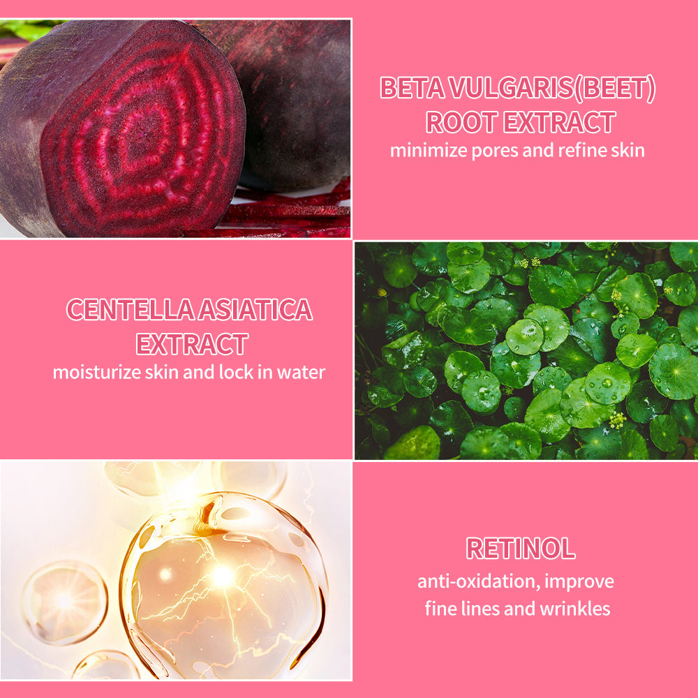 SLEEBTY BEAUTY Beet + Retinol Sheet Mask