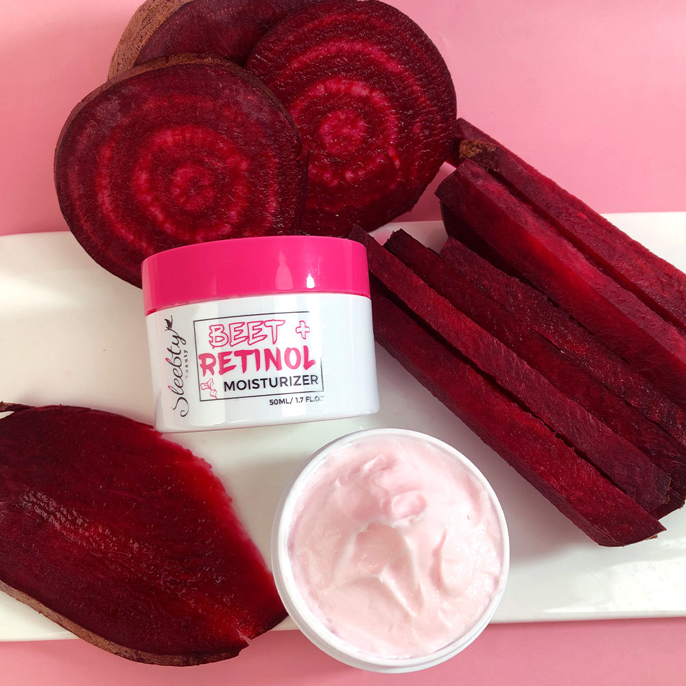 SLEEBTY BEAUTY Beet + Retinol Nightly Firming Cream