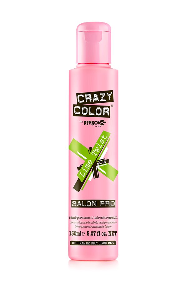 CRAZY COLOR Semi Permanent Lime Twist #68