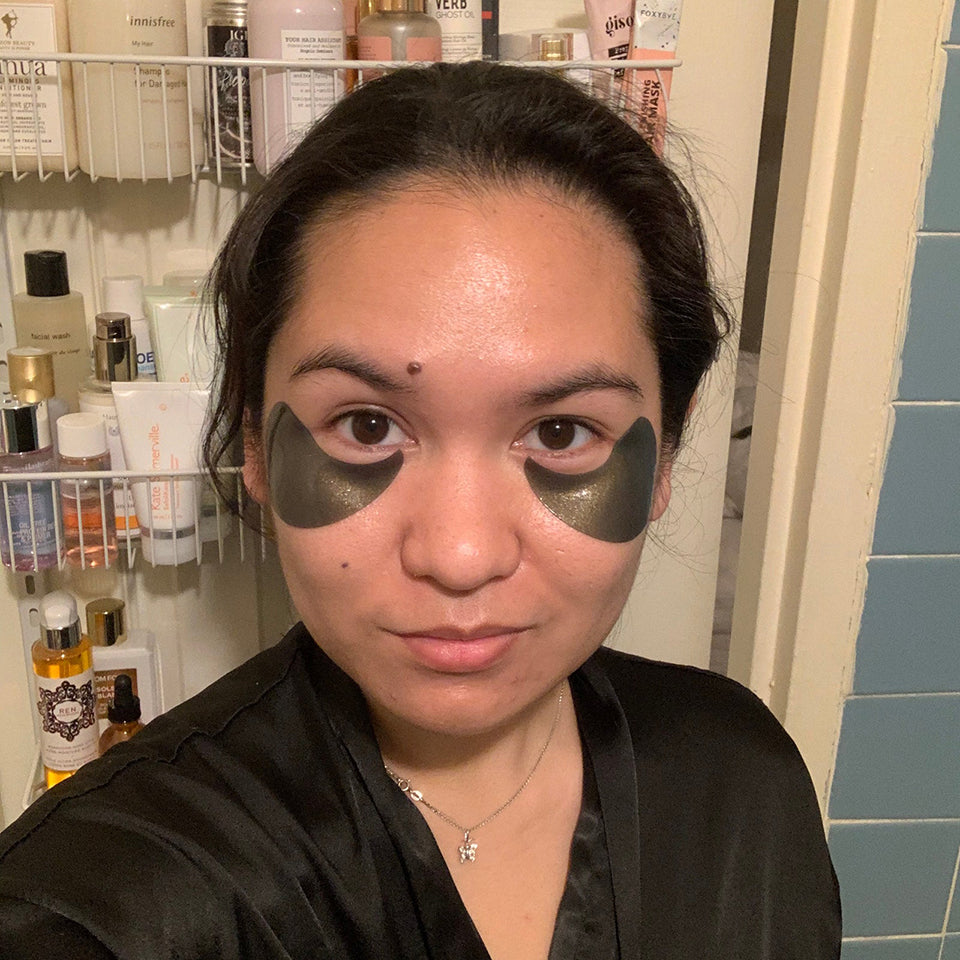 LIYALAN Black Pearl Collagen Eye Mask (Antioxidation and Anti Ageing)