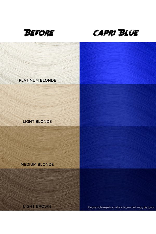 CRAZY COLOR Semi Permanent Capri Blue #044