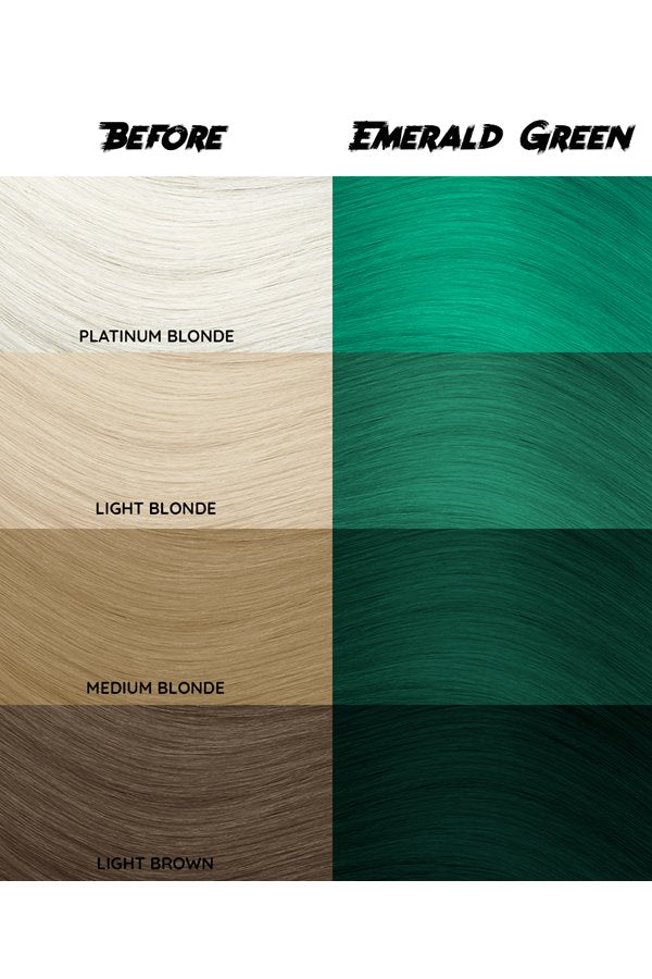 CRAZY COLOR Semi Permanent Emerald Green #053