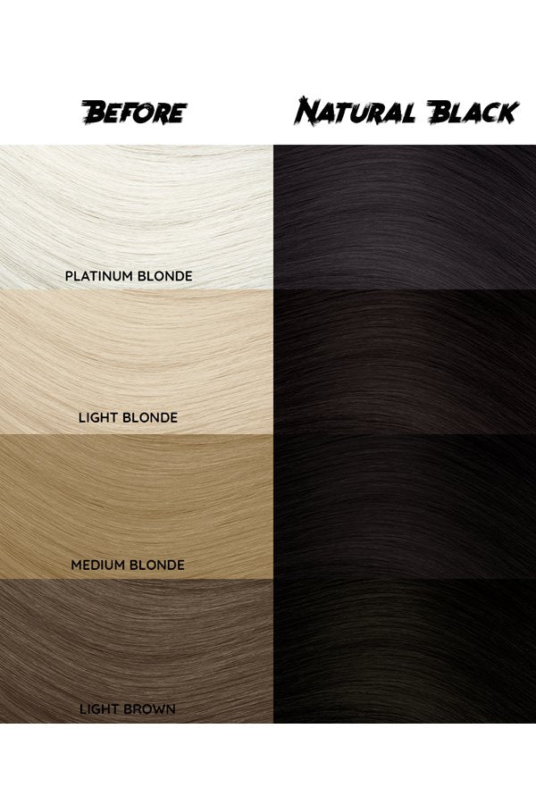 CRAZY COLOR Semi Permanent Natural Black #032