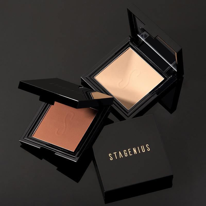STAGENIUS Pressed Face Powder #04 CAPPUCCINO