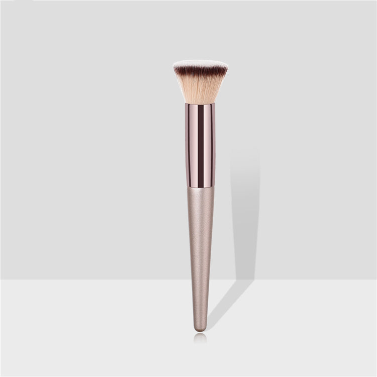 BEAUTY GAZED Champagne Gold Flat Top Brush | 3